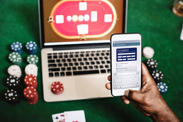 Simbol tanggung jawab bermain dan keamanan di platform hiburan online